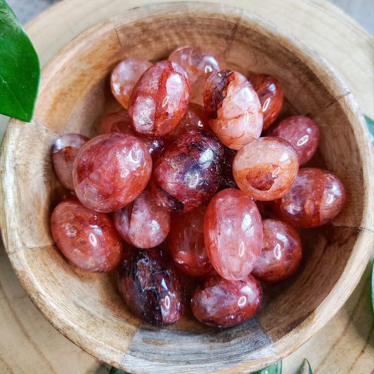 Fire Quartz-Hematoidni Kremen žepni A kvaliteta