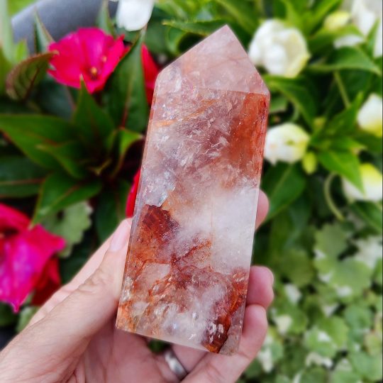 Fire quartz stolp